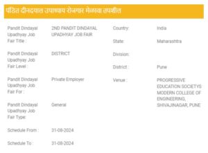 Pune Job Fairs 2024: पुणे येथे रोजगार मेळाव्याचे आयोजन! पाहा संपुर्ण माहिती!